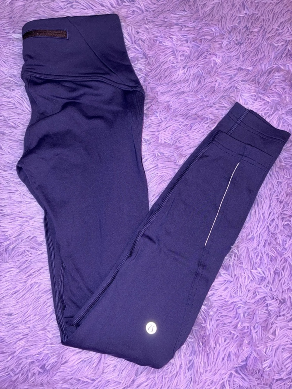 Lululemon Dark Purple Ankle Leggings Women’s Stretch Athletic Skinny